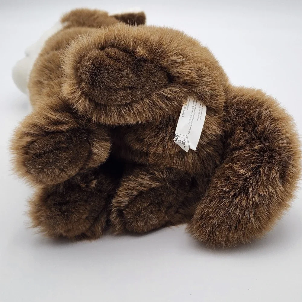 The Stuffed Animal House Howling Coyote Plush Brown White Soft Toy 12
